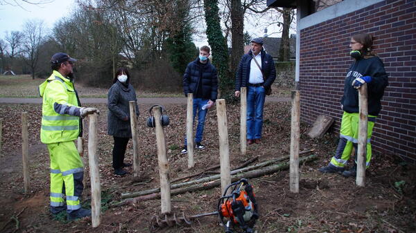 Baustellenbesuch Natur-KITA Fasanerie