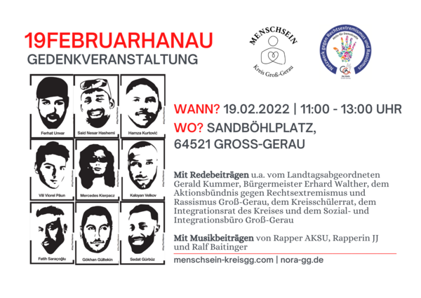 Gedenkveranstaltung Anschlag Hanau 20221902