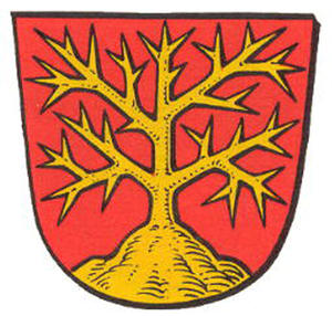 Wappen des ehemals eigenständigen Stadtteils Dornberg.
