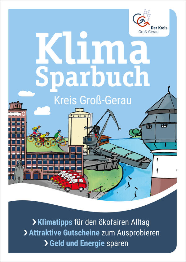 Cover Klimasparbuch für den Kreis Groß-Gerau