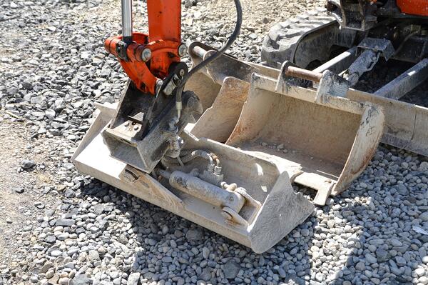 Baustelle Bagger