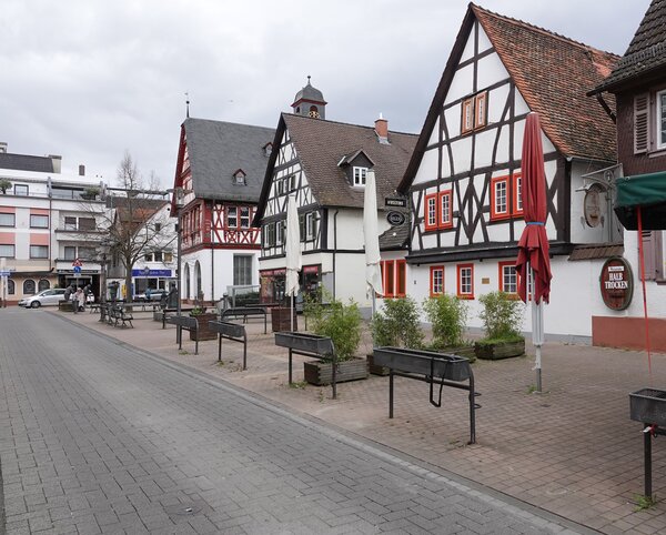 Mainzer Stra&szlig;e am 2. April 2026 gesperrt