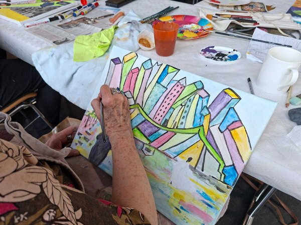 Vielfalt in Farbe Einzelaufnahme