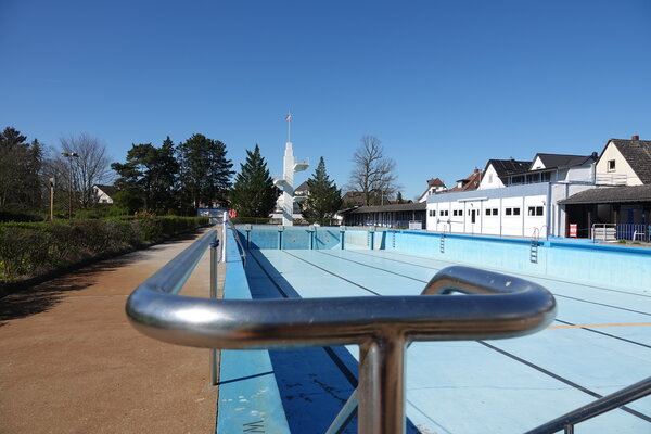 Freibad Schwimmerbecken vor Saison 2026