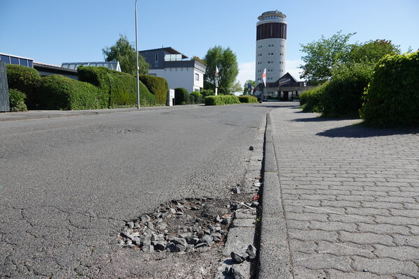 Sudetenstra&szlig;e gesperrt