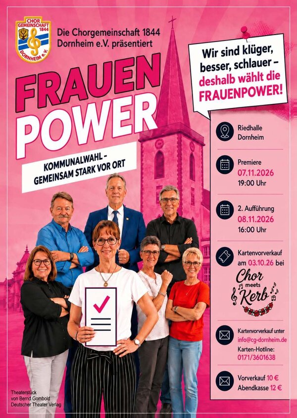 Plakat Frauenpower
