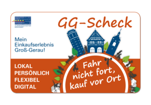 Stadtgutschein GG-Scheck.